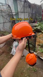 Mũ Bảo Hộ Công Nhân Loại Lưới Dùng Để Cắt Cỏ Mài Cưa