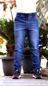 Jumbo Celana Jogger Jeans Pria Panjang Big Size 40-44