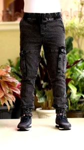 Celana Jogger Cargo Jeans Pria Panjang Size 30-38 Stretch Denim Slimfit Skinny