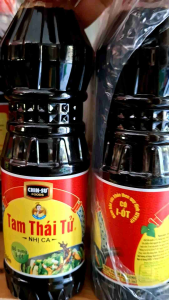 nước tương tam Thái tử nhị ca chai 500ml thơm ngon đậm đà đúng vi từ tương đậu nành nguyên chất 100% ăn chay ăn mặm đều dùng được hạn sử dụng luôn mới