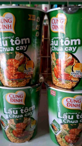 combo 12 ly mì  cung đình lẩu Thái tôm chua cay .đậm đà thơm ngon bỗ dưỡng mỗi ngày sợi mì ngon đọc đáo từ nước súp hầm  tôm và rau củ hỏa
