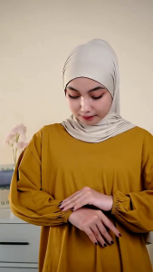 Kaos Oversize Lengan 7/8 Balon Anti Nerawang