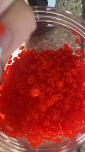 Sỉ bịch 1000 khoen nhựa 2li chặn đá charm cố định chống xê dịch làm vòng