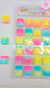 30pcs RAINBOW SPRING SHAPE COLORED/loot bag fillers/paninda/giveaways/party favors.