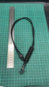สายคล้องคอ ห้อยนกหวีด ห้อยบัตร ถักเชือกparacord 4mm.