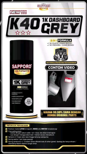 Sapporo Ultimate K40 1K Dashboard Grey: Cat Semprot & Aksesoris