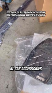 Perodua Axia 2023 2024 2025 2026 Union Jack rear led tail lamp fog light taillamp taillight foglamp foglight DRL bodykit