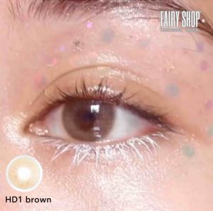 Kính Áp tròng HD1 brown 14.0 - FAIRY SHOP CONTACT LENS độ 0 đến 7