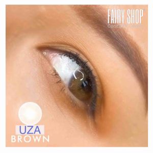 Kính Áp Tròng Cao Cấp UZA Brown Lens 14.0mm - Kính Áp Tròng FAIRY SHOP CONTACT LENS
