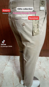 Celana Panjang Canvas Slimfit Bensbercah: Bahan Tebal Tidak Melar & Nyaman Dipakai