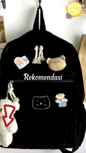 CB Coduroy Travel BAGPACK Tas Ransel Anak Sekolah multifungsi Tas Selempang Bahu Premium Bahan Corduroy Wanita Dewasa Gratis Gantungan terbaru OOTD Fashion