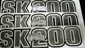 สติ๊กเกอร์ติดรถ kobelco sk200-8/8s/8sx/8sxm sk200-10 ซ้าย ขวา