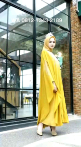 Kaftan kondangan kekinian mewah fullpayet / kaftan lebaran terbaru muslim azara iragading