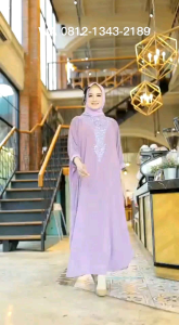 Kaftan Lebaran Mewah Terbaru & Kaftan Ceruty Babydoll Full Payet Jumbo