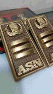 Pangkat Kaltara 3c Lis Khaki - Pangkat Kalimantan utara 3c