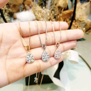 Deux - Kalung Wanita Liontin Tetes Air