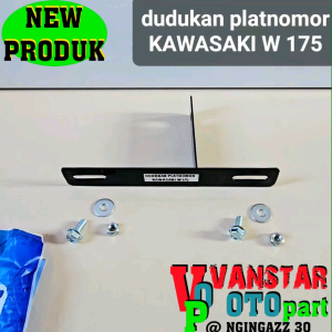 Dudukan Plat Nomor Kawasaki W 175 Kolong Depan: Desain & Suku Cadang