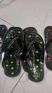 Sandal Refleksi/ Sandal kesehatan /Sandal Perawatan Kaki Sandal Karet Refleksi Pria dan Wanita