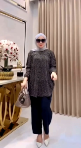 Ruang Setelan - Nina Set Rayon Premium mix Crincle Busui