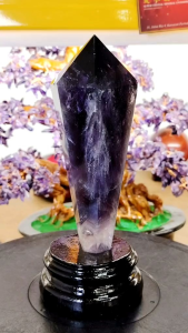Natural Brazil Top Grade Amethyst Scepter Point Ornament ATP02
