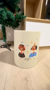 ถังขยะน่ารัก ลายการ์ตูน ขนาดใหญ่ 30x25cm ถังขยะทรงกลม พร้อมฝาปิดแบบสวิง ลายมอนสเตอร์และสัตว์น่ารัก ถังขยะห้องนอน ห้องนั่งเล่น