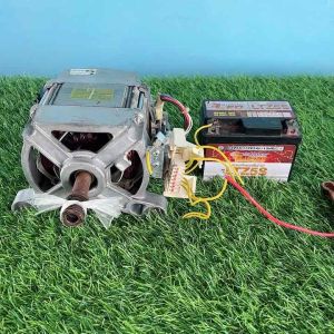 มอเตอร์ฝาหน้า-มอเตอร์มหัศจรรย์ แบบเหลี่ยม (universal motor) งาน Diy งาน โซล่าเซลล์ มอเตอร์อะไหล่แท้มือสอง