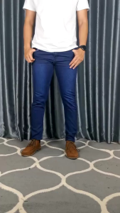 Celana Jeans Pria Bahan Stretch Melar Pensil Slim fit Cowok Panjang Cowo Skinny