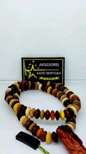 tasbih kombinasi kayu bertuah kepala tasbih ukir naga