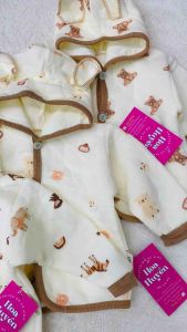 Áo khoác sơ sinh áo khoác ấm giữ ấm cho bé trai và bé gái sơ sinh chất vải xốp mềm mại  0-10kg