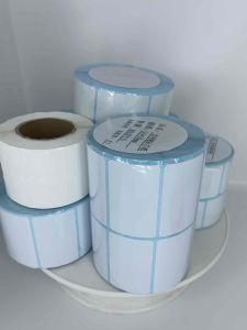 🇹🇭ถูกมาก ส่งจากไทย สติกเกอร์ความร้อน กระดาษความร้อน สติ๊กเกอร์ความร้อน บาร์โค้ด ใบปะพัสดุ Thermal Sticker 30*20 60*40 70*50 80*50 *100*150 500ดวง 1000ดวง