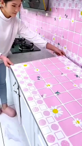 Stiker Dinding Dapur Cantik Anti Air & Panas