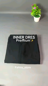 Inner Dress Tanpa Lengan // Gamis Tanpa Lengan Bahan Rayon Twill Premium Size S M L XL XXL