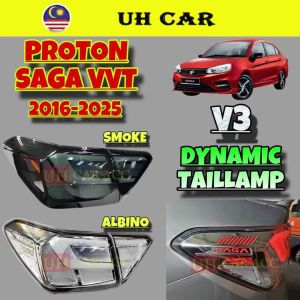 (V3) Proton Saga VVT 2016-2025 Dynamic Led Tail Lamp Taillamp Taillight Light Flash Signal Albino Smoke