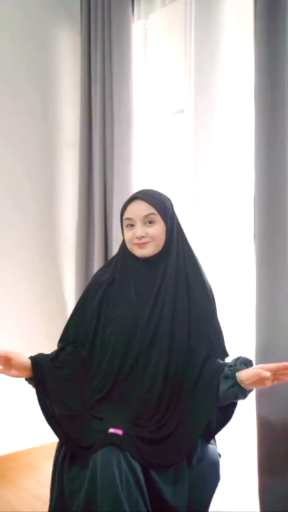 Khimar Livia Size XL By Arafa Hijab - Khimar Non Pad Jersey Bergo Jersey Khimar Daily