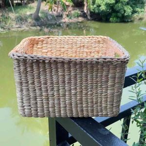 ตะกร้า ตะกร้าสาน ตะกร้าผักตบชวา ตะกร้าไม้มีหูหิ้ว ตะกร้าจัดของขวัญ ตะกร้าสานขายส่ง