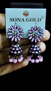 Mini Jhumkas Earring / Flower Jhumka