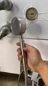 Bộ tay sen bát sen tắm tăng áp INOX Tròn dày cao cấp tăng áp tối đa lên tới 300%