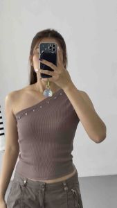 Sada top | one shoulder off knit top