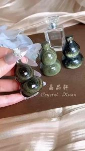 【现货】💰金耀石葫芦摆件Obsidian Gourd|天然护身符 ✦ 保平安招好运 ✦ 吸财聚宝 ✦|