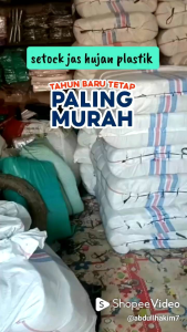 JAS HUJAN PLASTIK MODEL PONCO ISI 12