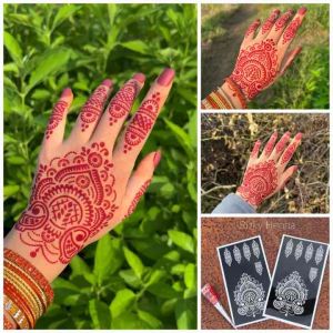 สติ๊กเกอร์เพ้นท์มือเฮนน่า 01