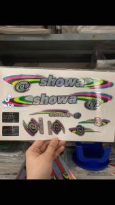 Bộ tem dán xe đạp Showa 7 màu cầu vồng hàng nhập Thái Lan chất lượng cao dành riêng cho dòng xe đạp giá bán cực tốt bán lẻ như bán sỉ