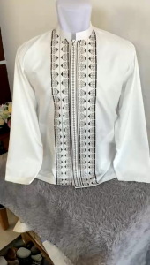 Al Fauzan store!! baju Koko kemeja koko pria dewasa murah lengan panjang bordir size M L XL