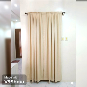 Mariya Amandas door Curtains for Living Room (60*84 inches) Non ring plain curtains 7ft in heigth