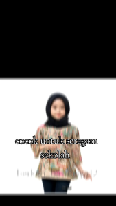 Baju Batik Atasan Blouse Anak Perempuan Umur 5 Sampai 12 Tahun | Bayar Ditempat COD