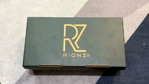 RIONZ - Paris Black - Sepatu Formal Pria Pantofel Hitam Coklat Kantor