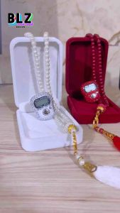 BOLIZUN 2in1 Tasbih Digital Swarovski Premium+Tasbih mutiara Aesthetic free Box Penyimpanan cantik