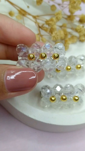 KeiKai Bros Crystal Clear (1pcs)/ Bros Hijab /Aksesoris Hijab/Bros Dagu