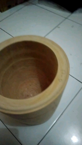 Lumpang kayu rujak tumbuk/ lumpang penumbuk bumbu masak/rujak tumbuk pakai tutup Alat Penumbuk Bumbu Masak Spice Mill Kayu Salma Art - Lazada