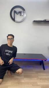 Bàn ngồi bệt BBG-K chân chữ U K Z gaming gấp gọn thiết kế hầm hố hiện đại. Khung sắt chắc chắn dùng học tập làm việc